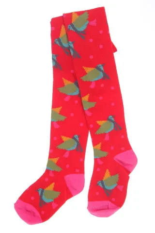 #240 Red Bird Tights