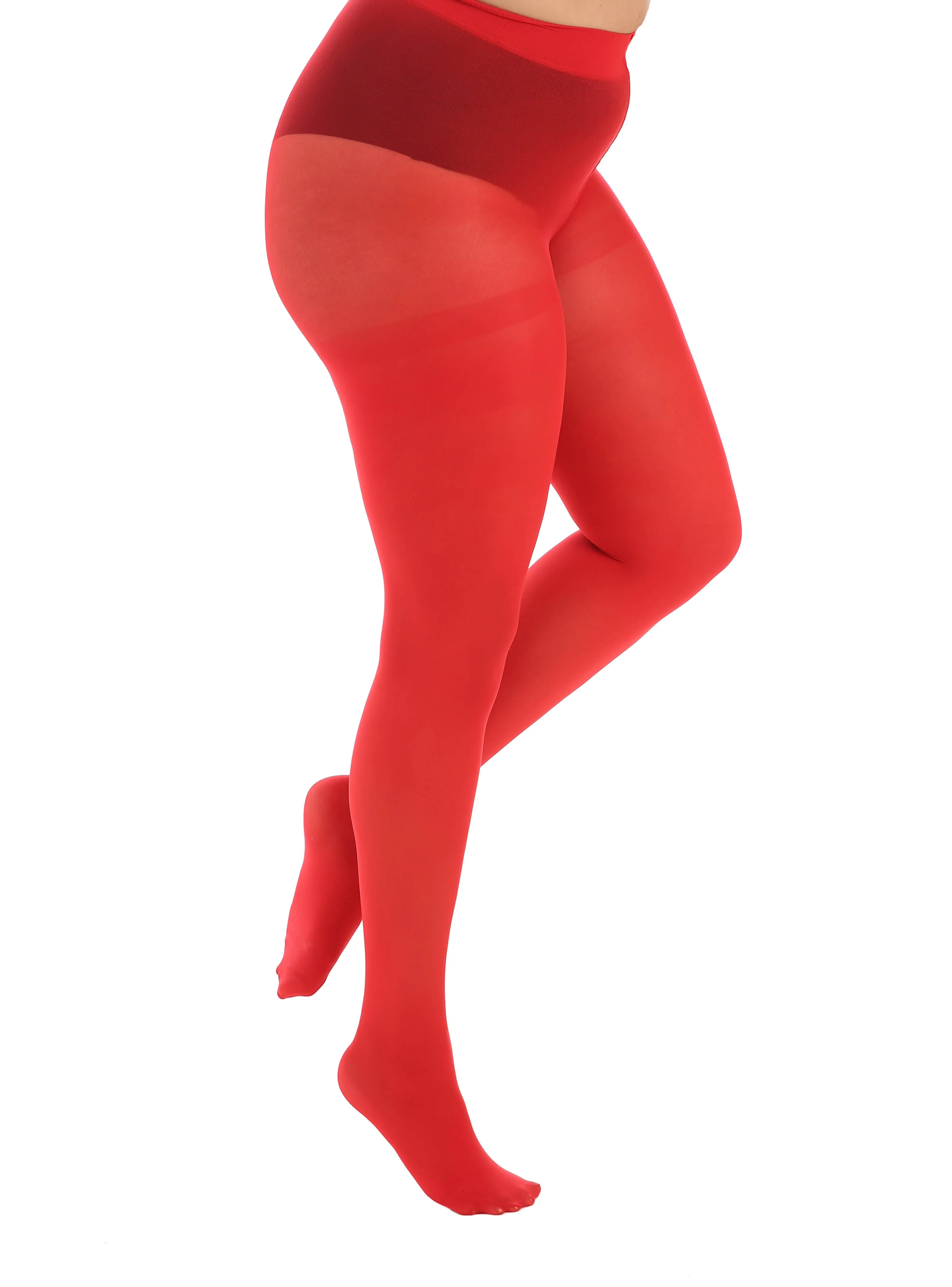 50 Denier Opaque Curvy Super Stretch Tights
