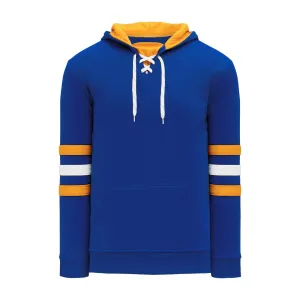 A1845-447 Royal/Gold/White Blank Hoodie Sweatshirt