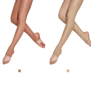 Adult Ultra Soft Self Knit Waistband Stirrup Tights