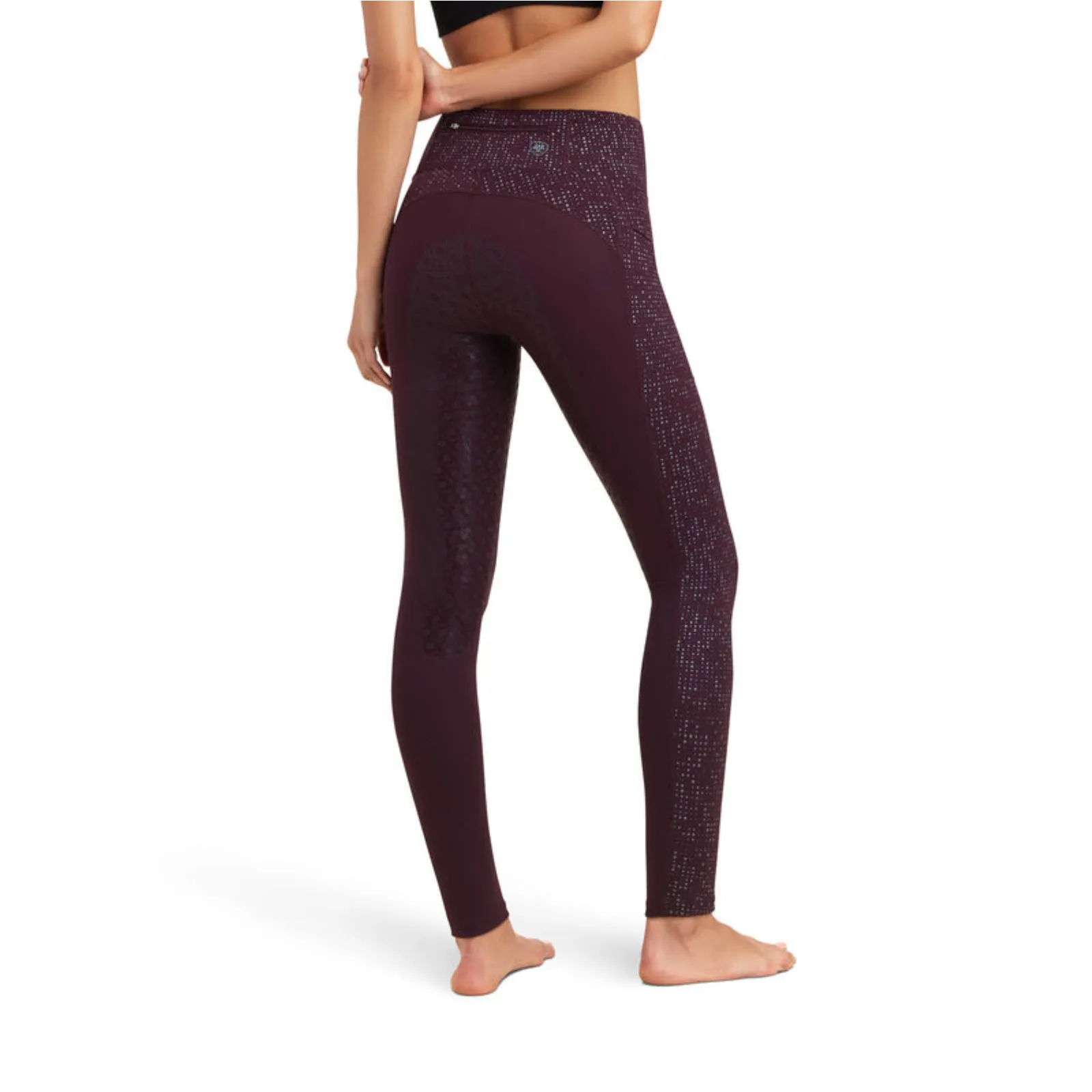 Ariat® Ladies E0S Lumina Full Seat Mulberry Red Leggings 10041314