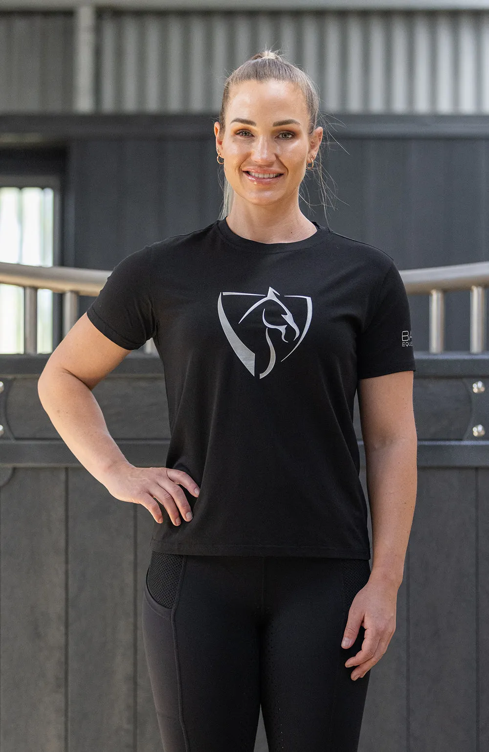 BARE Silver Logo T-Shirt