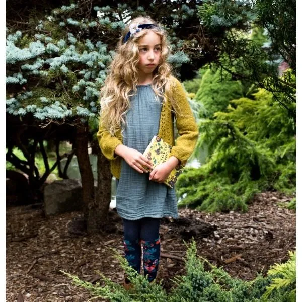 Billy Loves Audrey - Tights - Garden - Navy