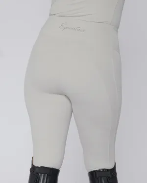Competition Full Seat Riding Leggings / Tights - PLATINUM No Grip