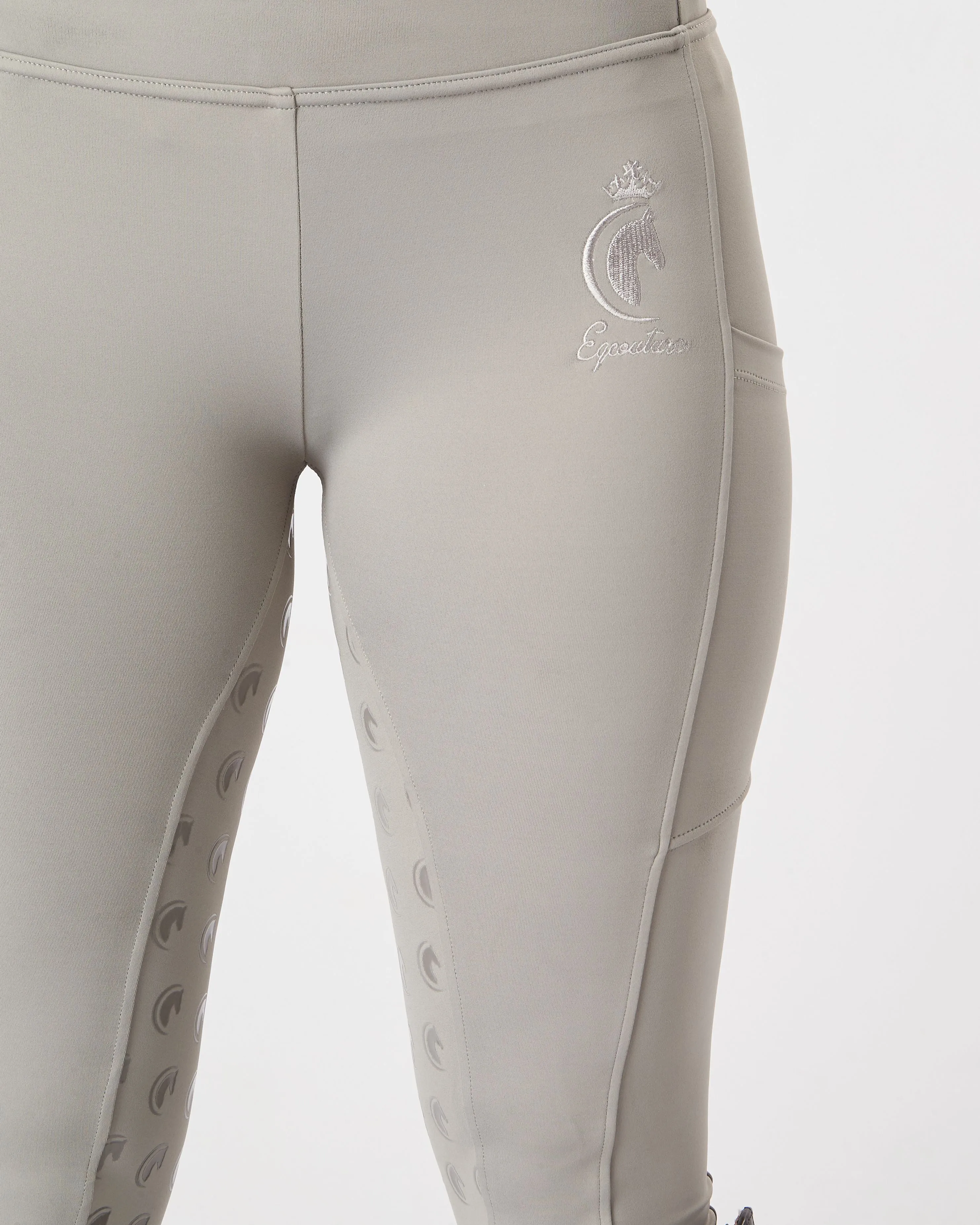 Competition Full Seat Riding Leggings / Tights - SHOWJUMPING STONE