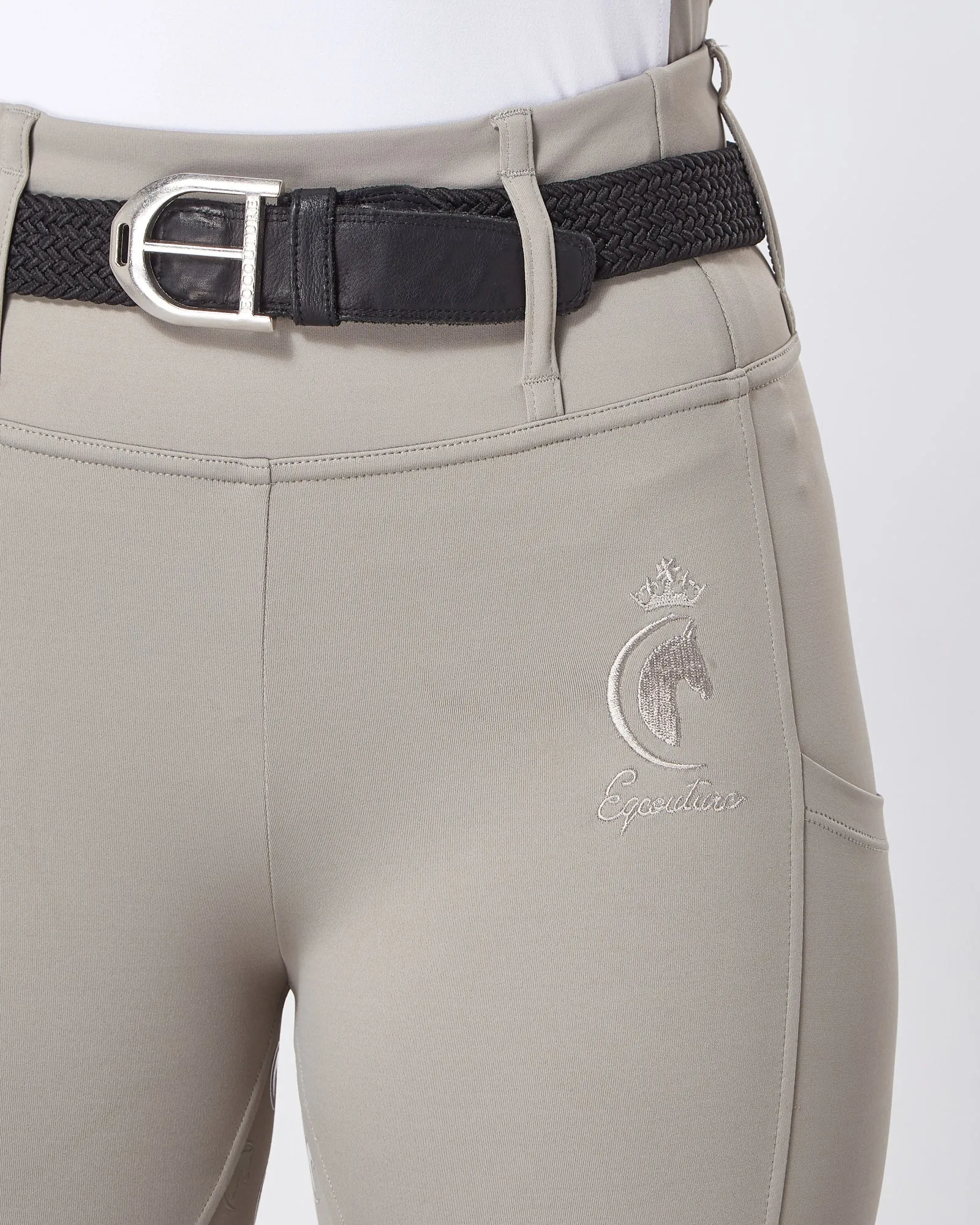Competition Full Seat Riding Leggings / Tights - SHOWJUMPING STONE