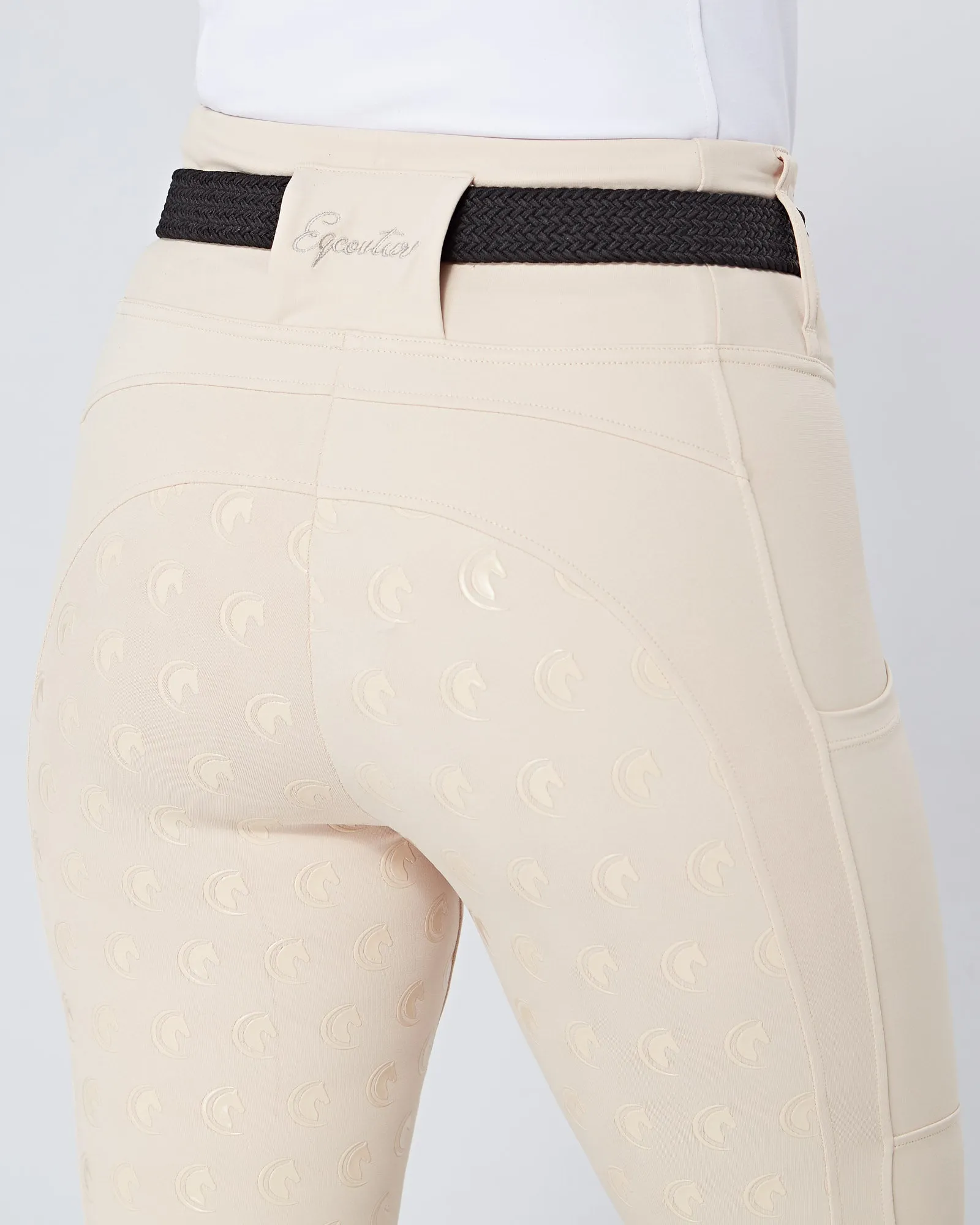 Cream Horse Riding Competition Tights / Leggings  - CORNISH CREAM
