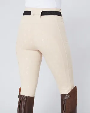 Cream Horse Riding Competition Tights / Leggings  - CORNISH CREAM