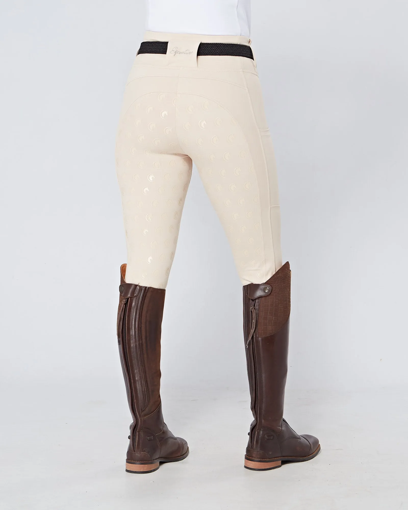 Cream Horse Riding Competition Tights / Leggings  - CORNISH CREAM
