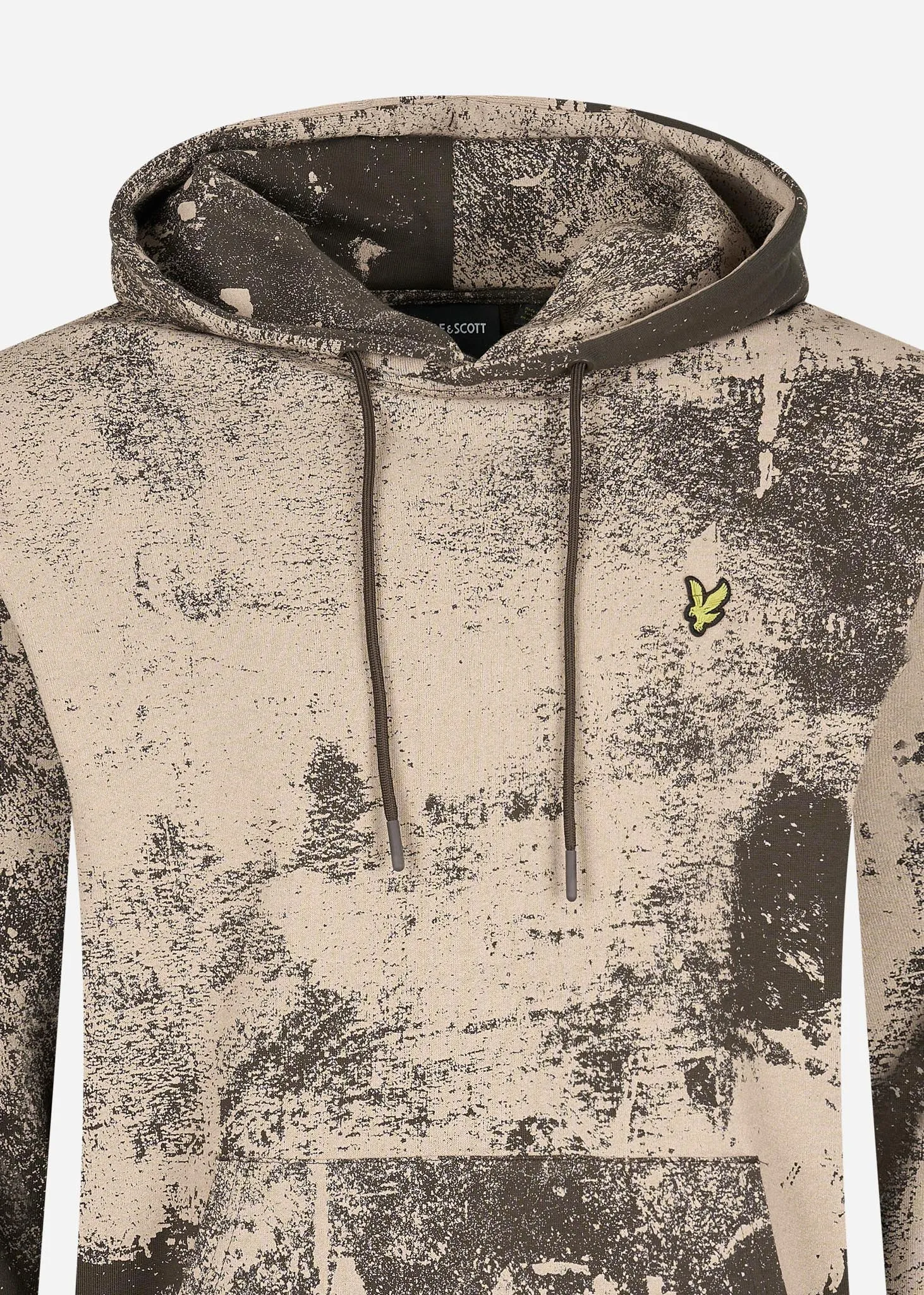 Erosion print hoodie - cove