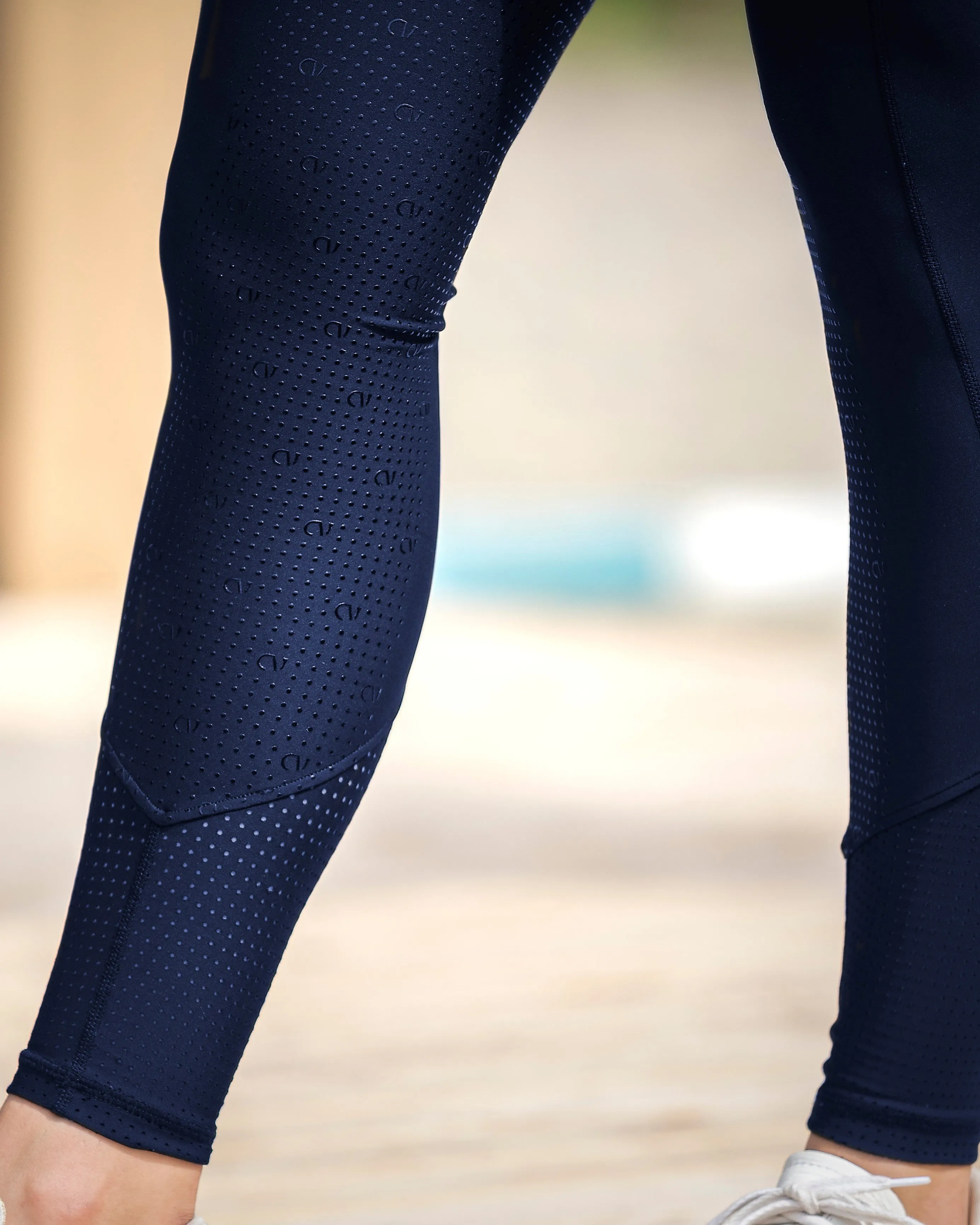 Evie riding tights navy