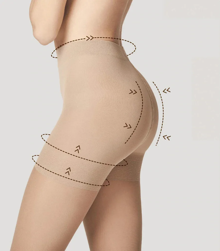 Fiore Total-Slim 20 Den Body Care Shaping Pantyhose