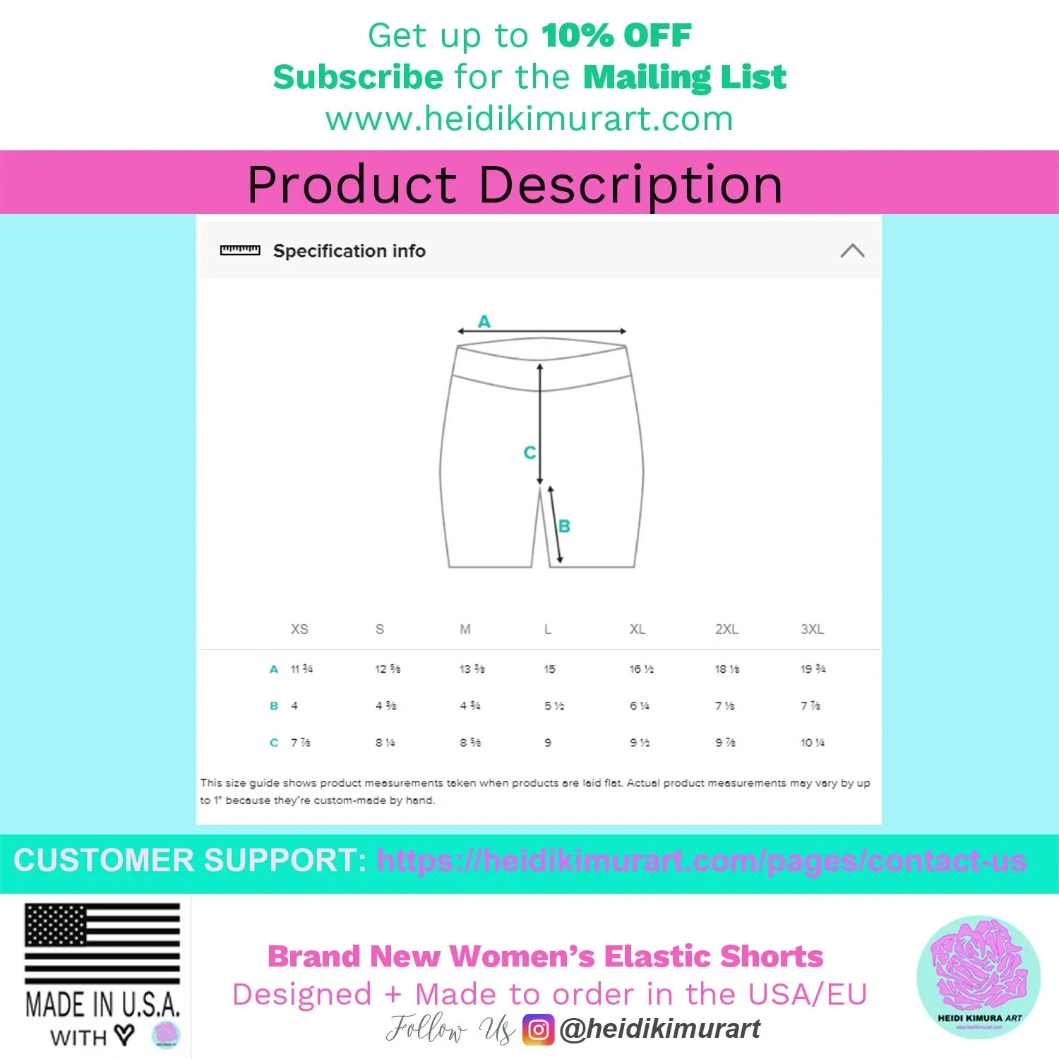 Floral Print Women's Shorts, Red Pink Flower Garden Ladies' Gym Tights-Made in USA/EU/MX
