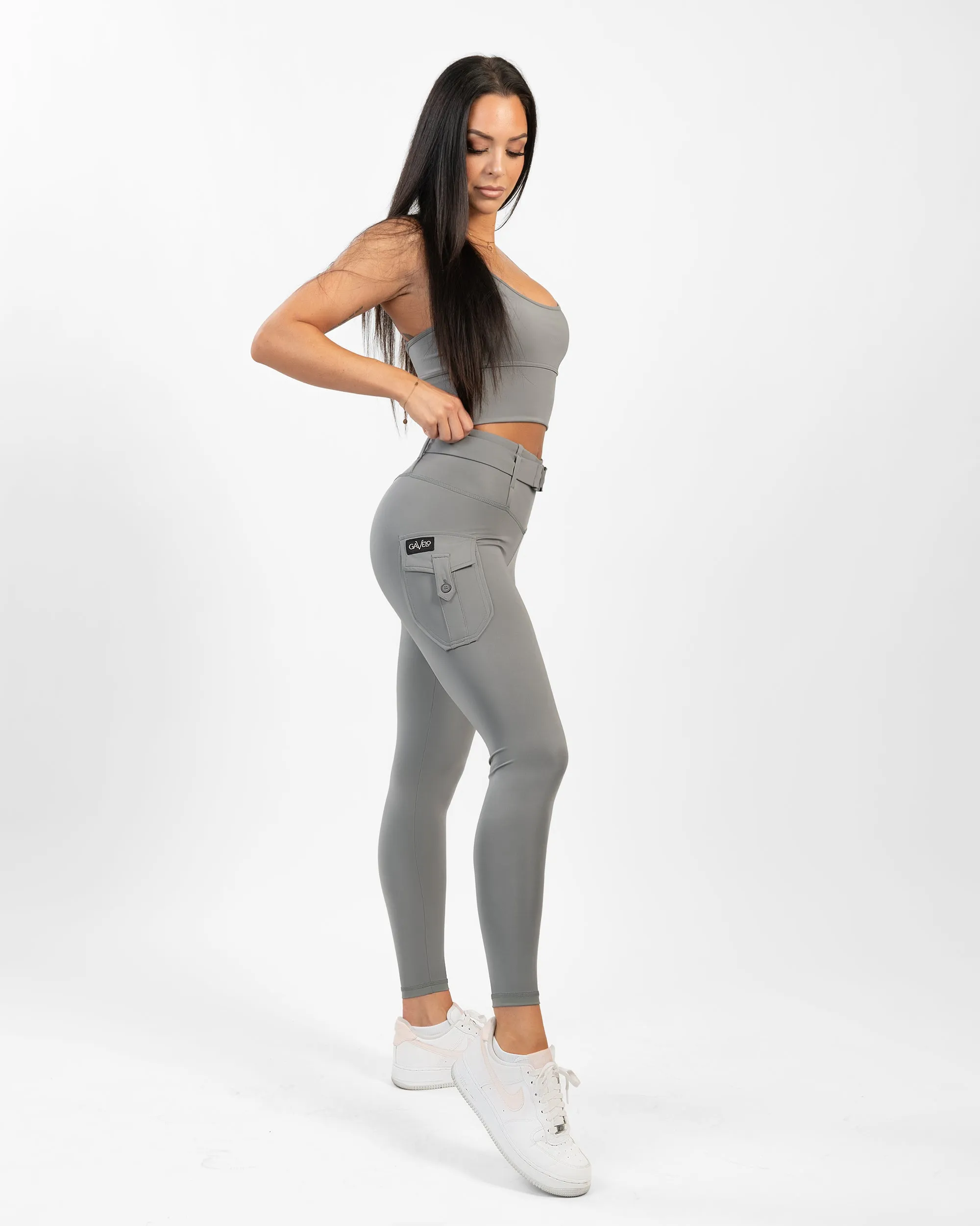 GAVELO Cargo Leggings Sterling Silver