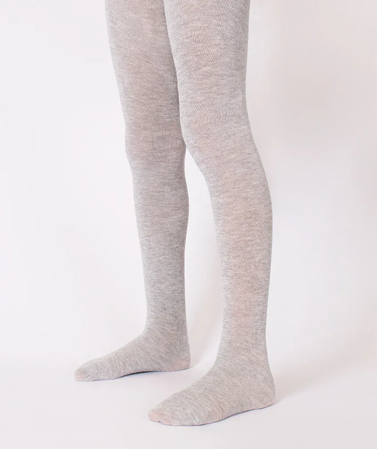 Gray Bamboo Kids Tights