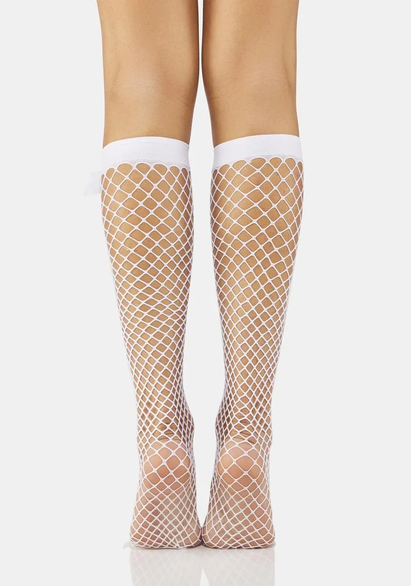 Holy Unlimited Love Fishnet Thigh Highs