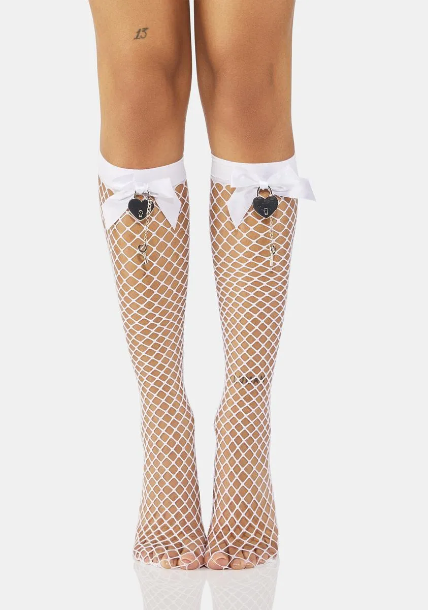 Holy Unlimited Love Fishnet Thigh Highs