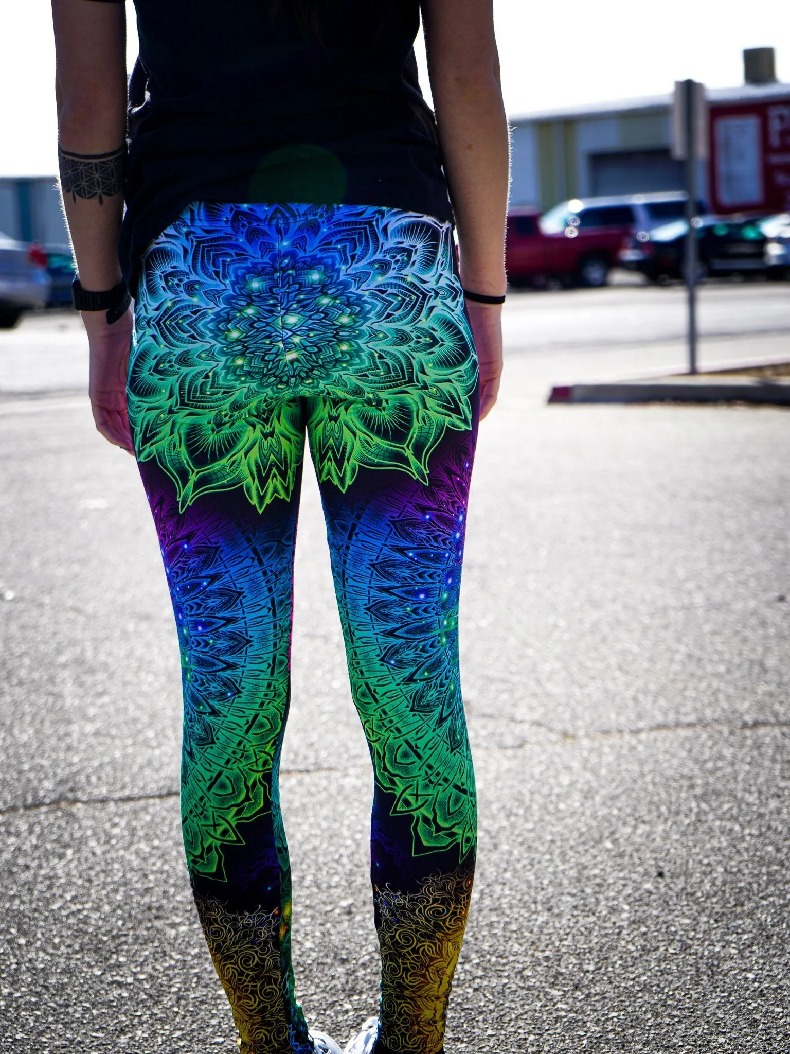 Illuminated Mandala Tights