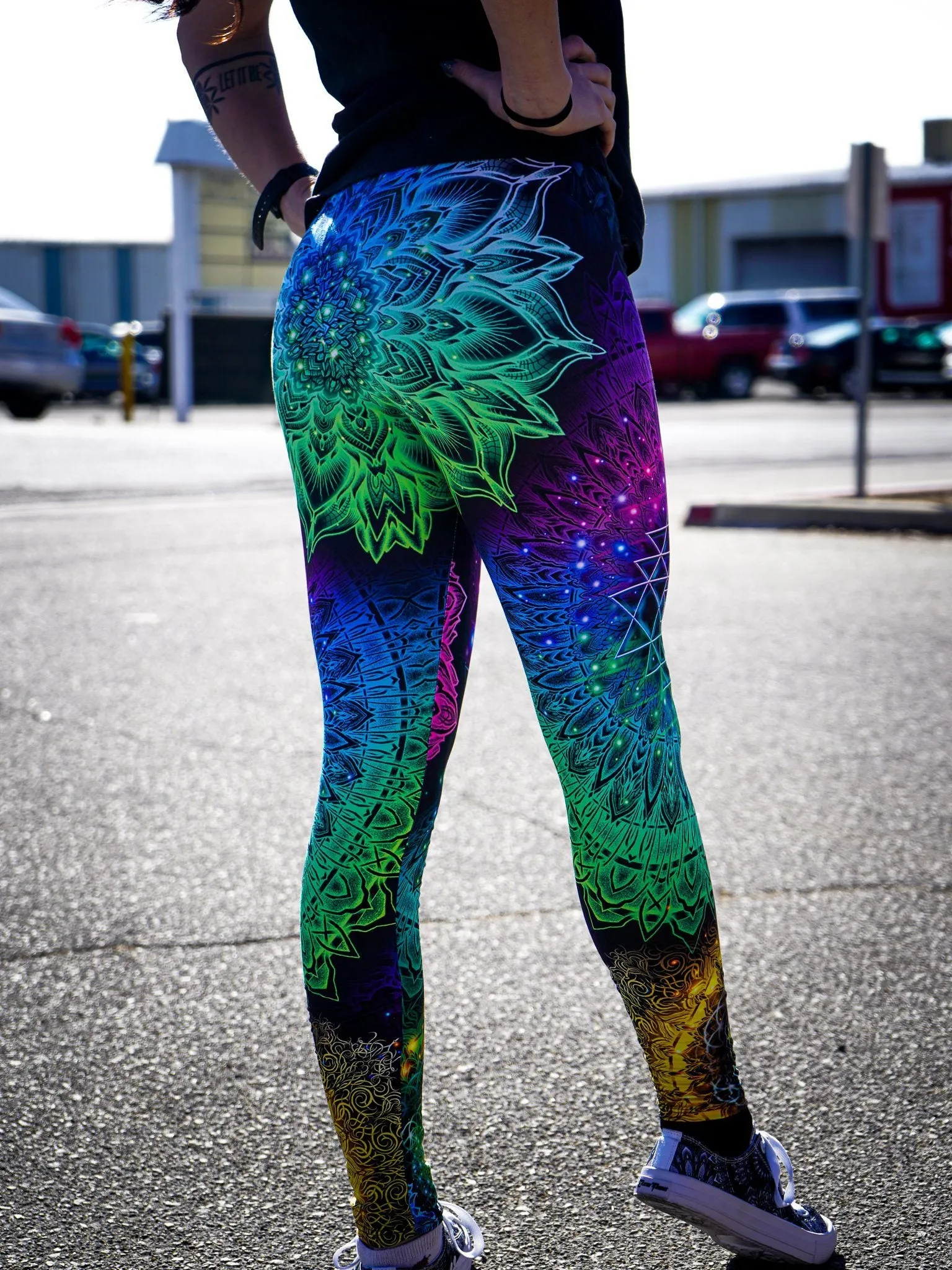 Illuminated Mandala Tights