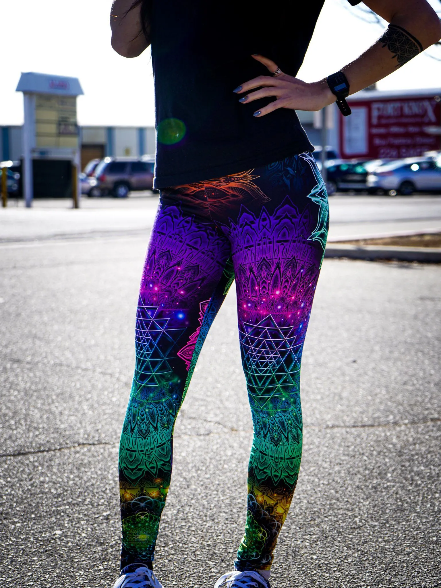 Illuminated Mandala Tights