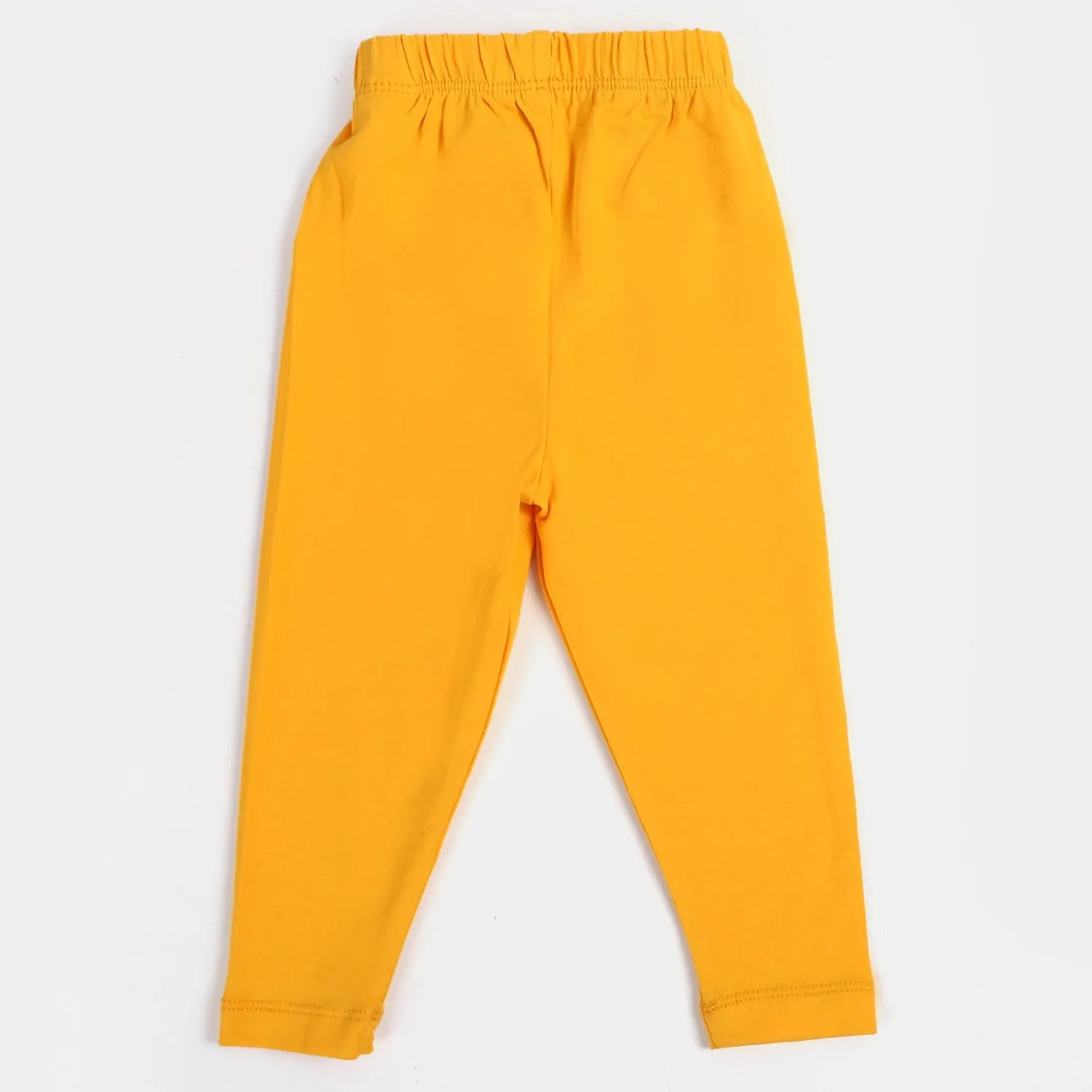 Infant Girls Plain Tights-Citrus