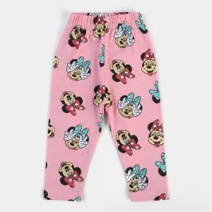 Infant Girls Printed Tights All Over-Candy Pink