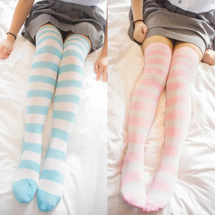 Japanese Cosplay Stripe Stockings AD10206