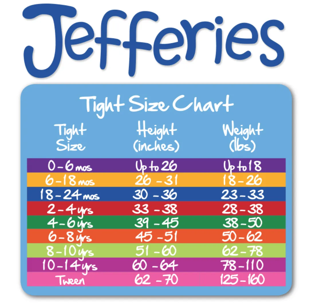 Jefferies Girls Sparkly Tights