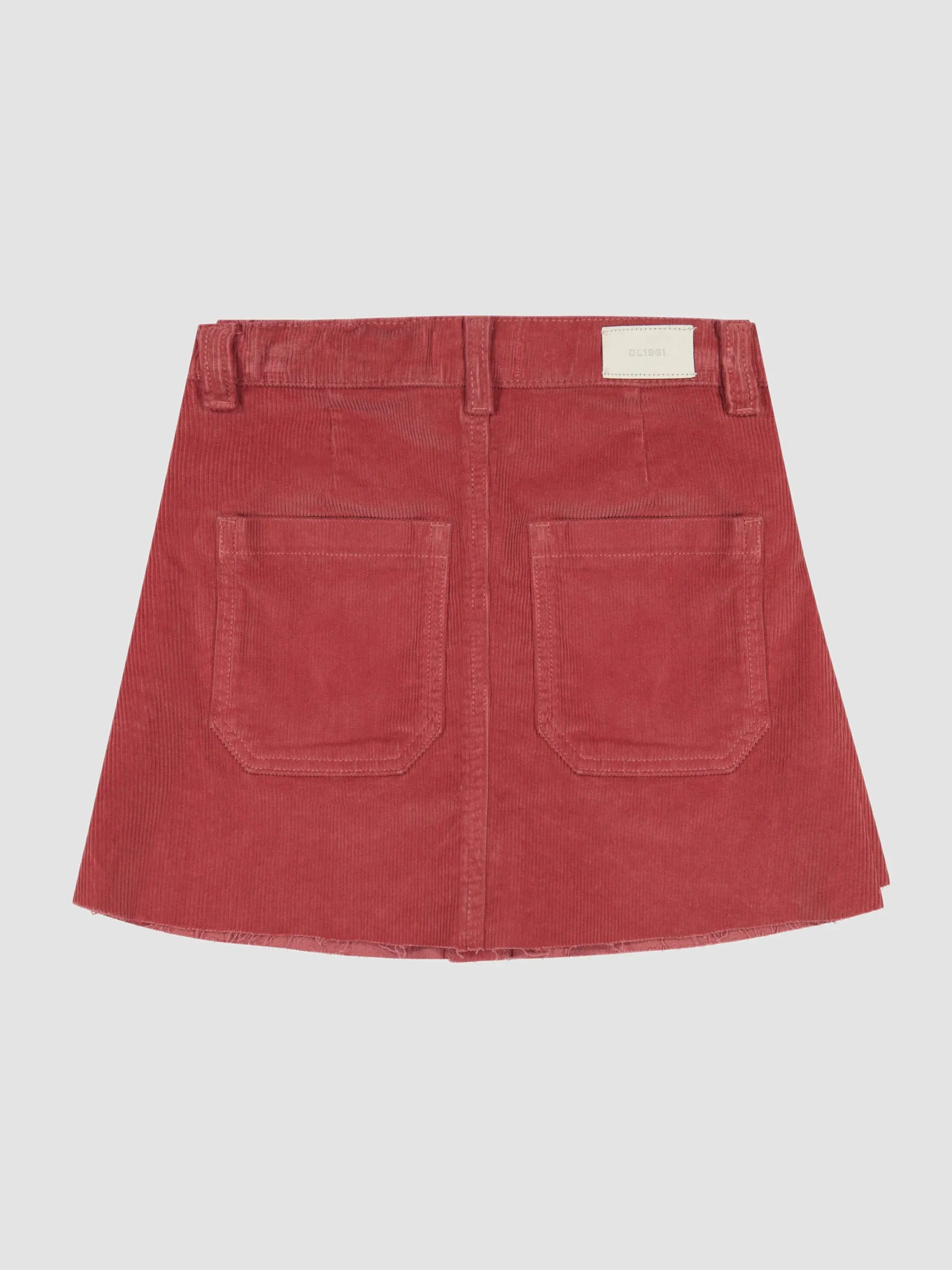 Jenny Mini Skirt- Deep Blush Corduroy