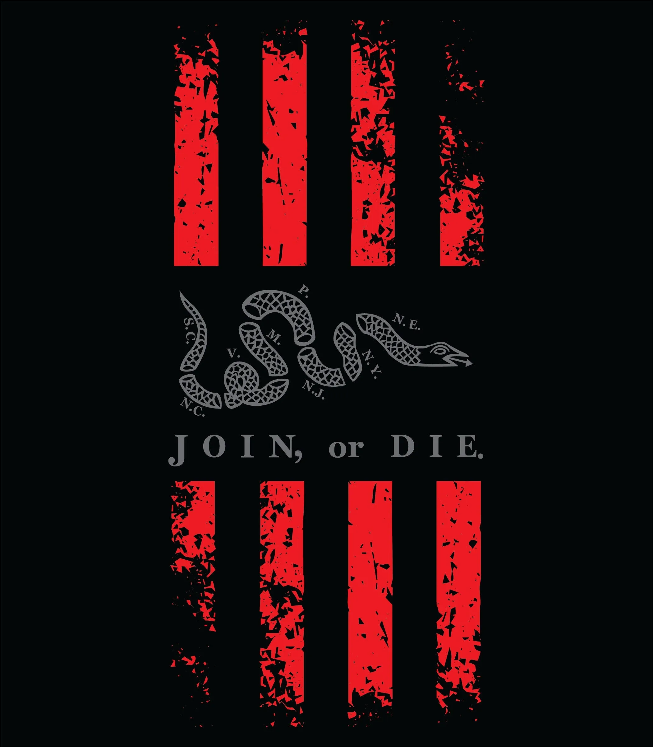 Join or Die American Flag Hoodie | 2nd amendment | Distressed Flag Hoodie | Join or Die Flag | Unisex Hoodie