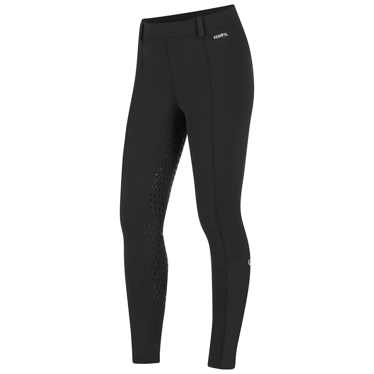 Kerrits Thermo Tech Full Leg Girls Winter Riding Tight - Black