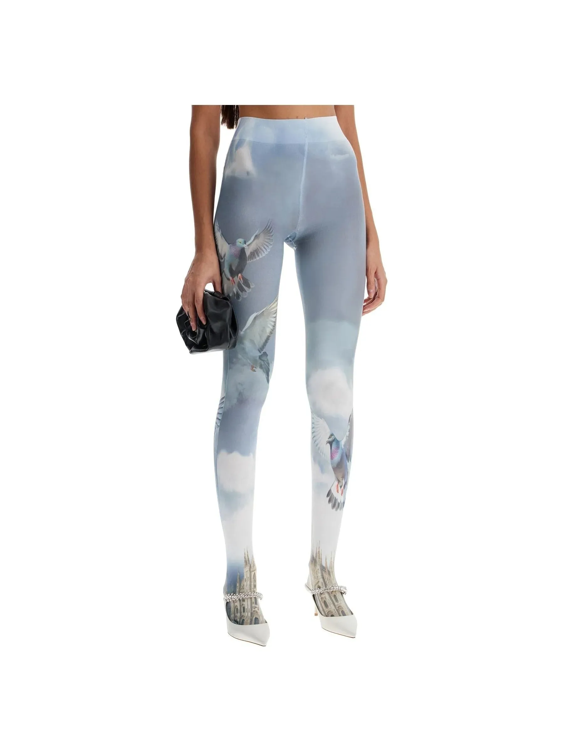 Knit Tights with Pattern