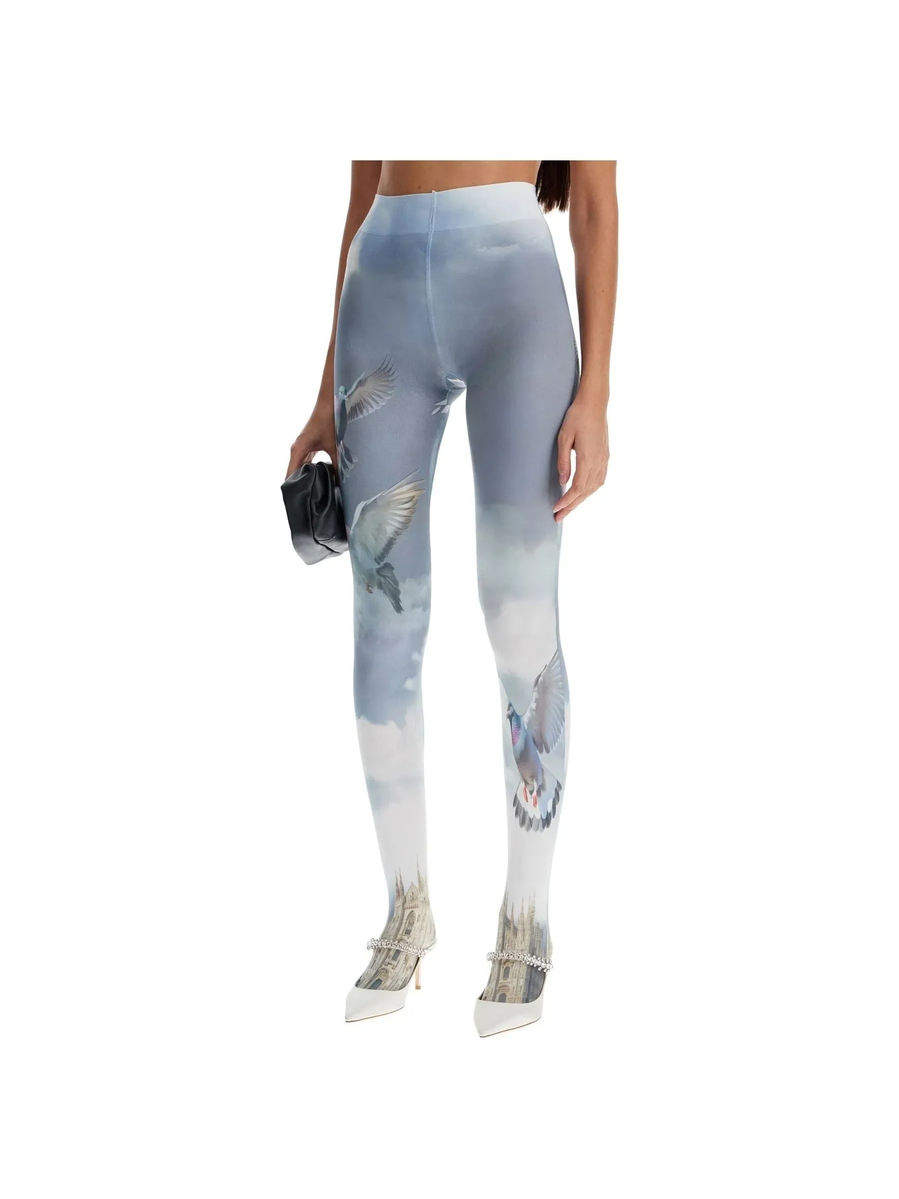 Knit Tights with Pattern