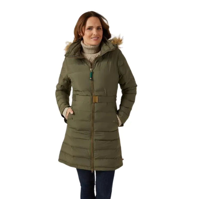 Ladies Calsall Coat In Olive