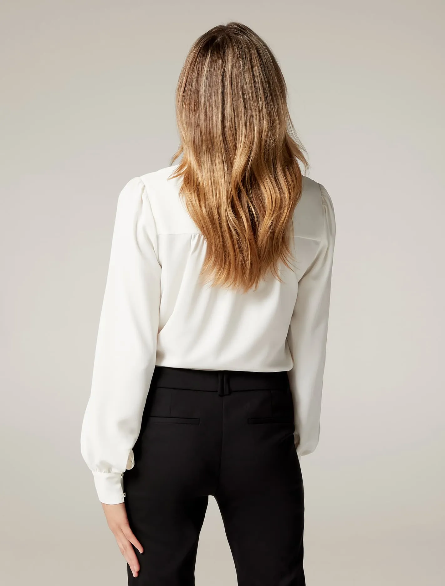 Lee Removable Tie Blouse