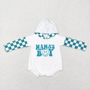 LR0541 baby clothes mamas boy hoodies  winter romper