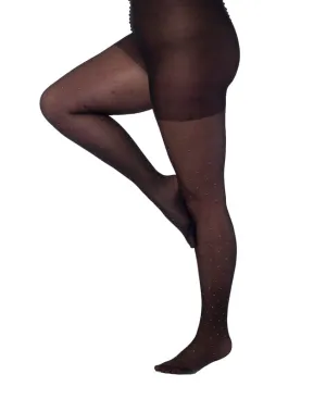 Luxury Glitter Dot Curvy Super Stretch Tights