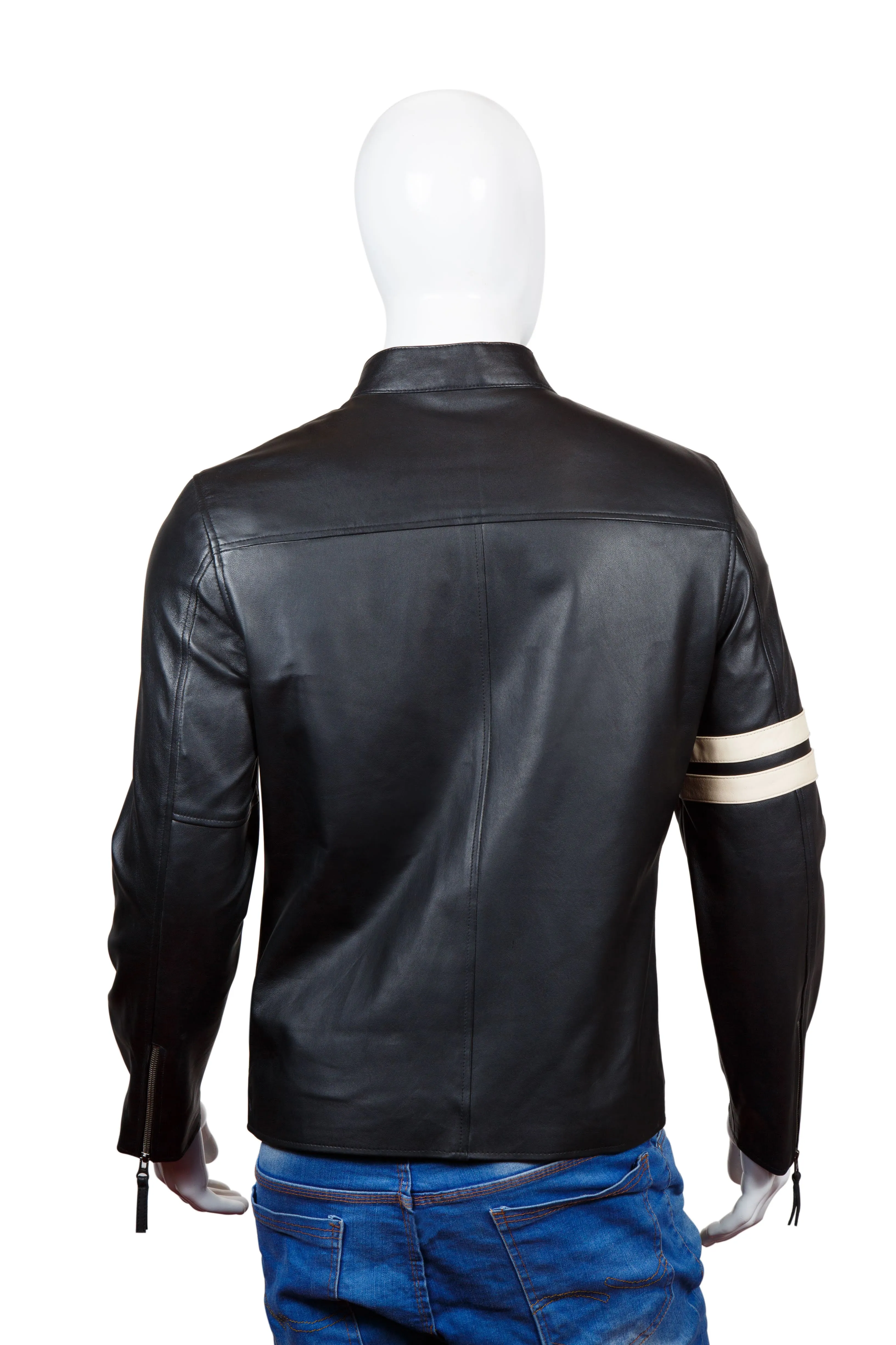 Mens Biker Leather Jacket