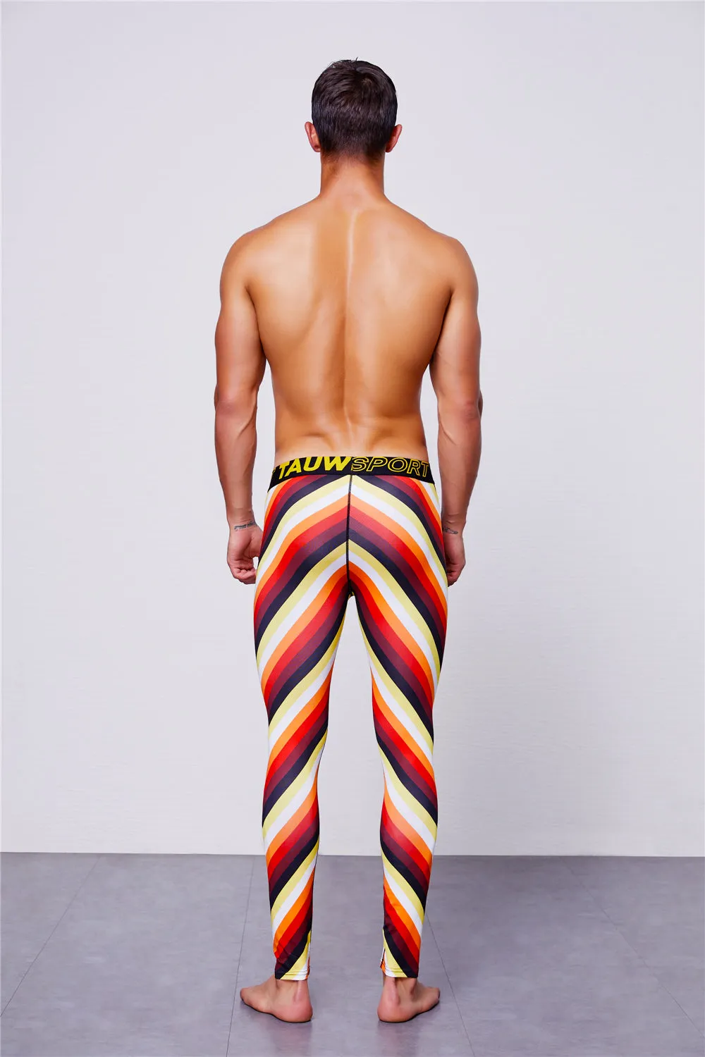 Men's Bright Striped Running Pants