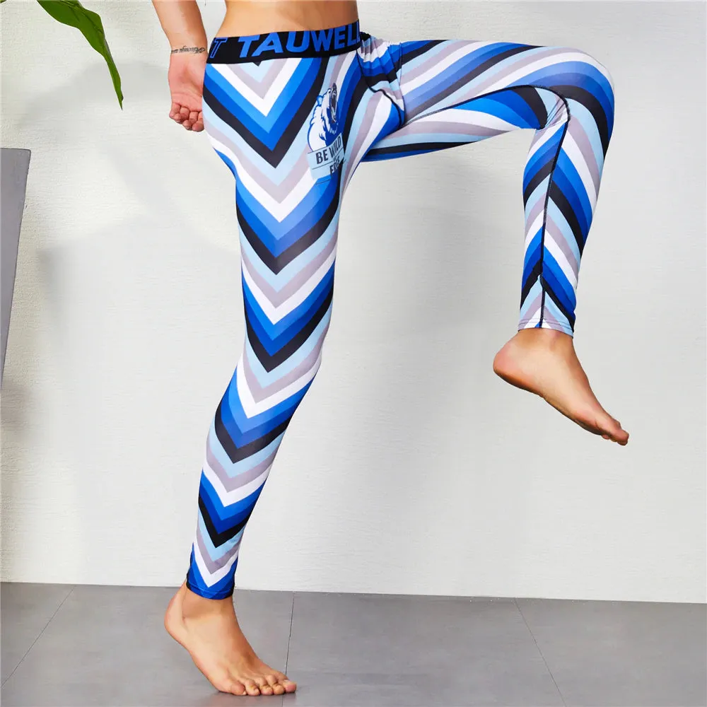 Men's Bright Striped Running Pants