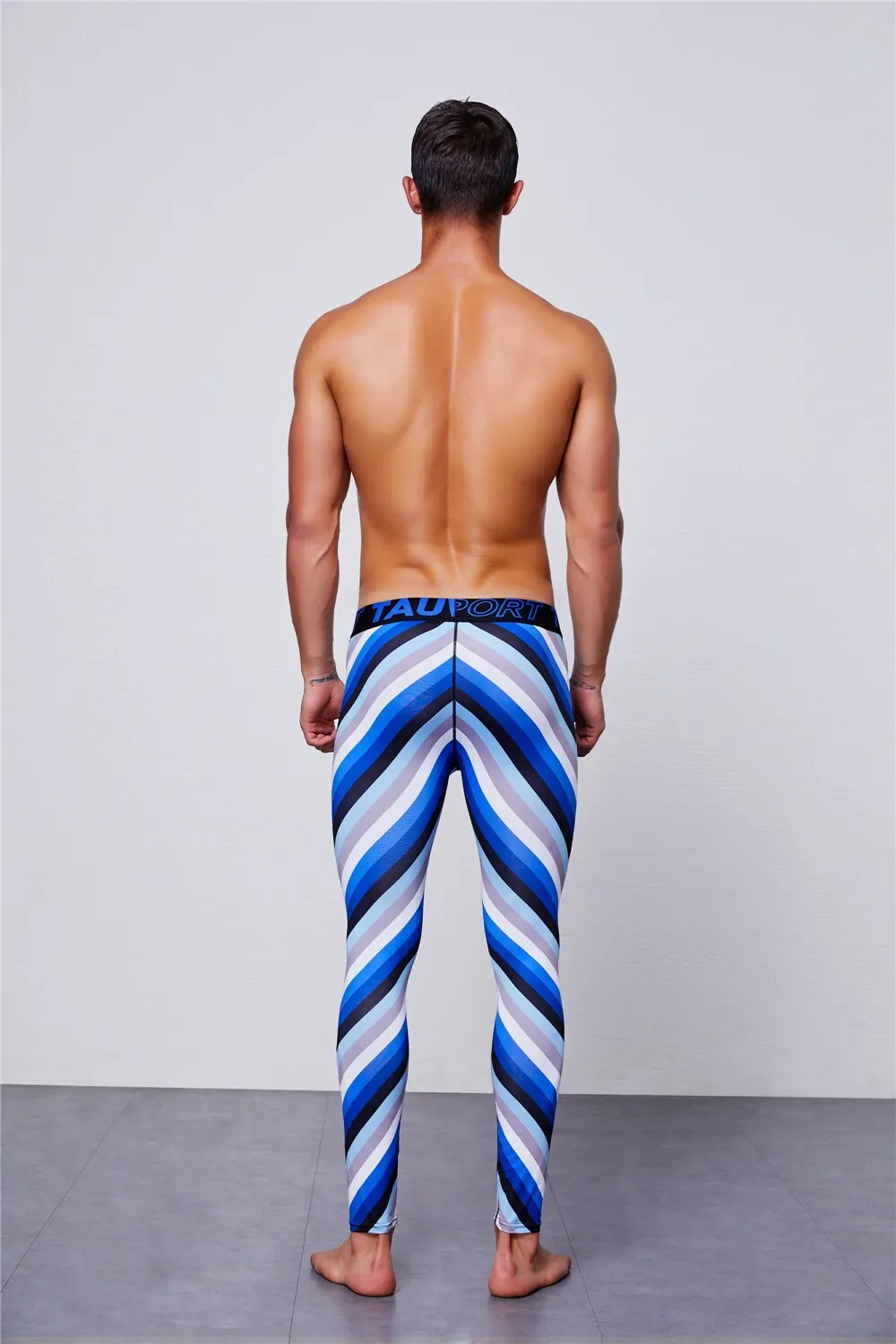 Men's Bright Striped Running Pants