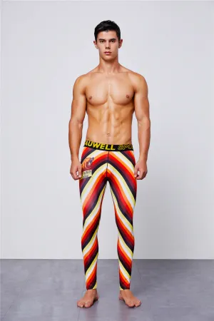 Men's Bright Striped Running Pants