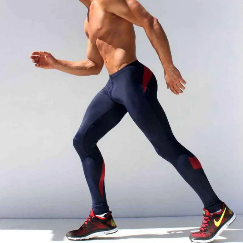 Men's Compression Tight Pants With Low Waist