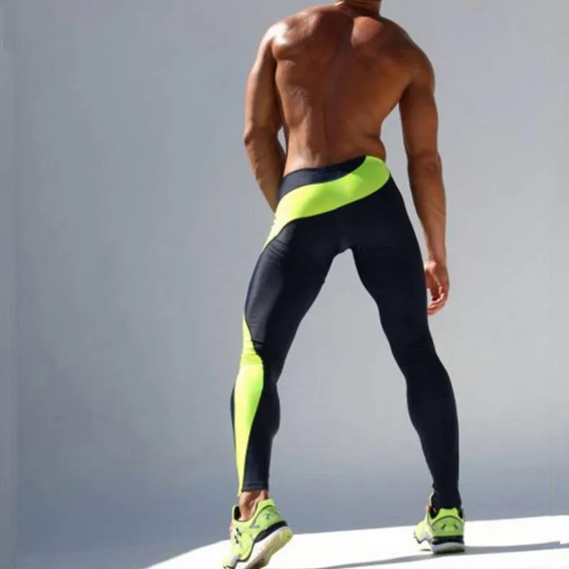 Men's Compression Tight Pants With Low Waist