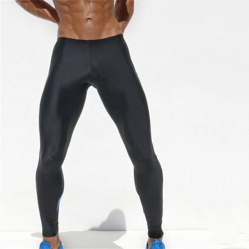 Men's Compression Tight Pants With Low Waist