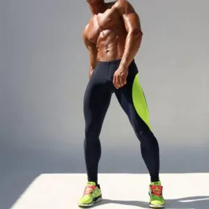 Men's Compression Tight Pants With Low Waist