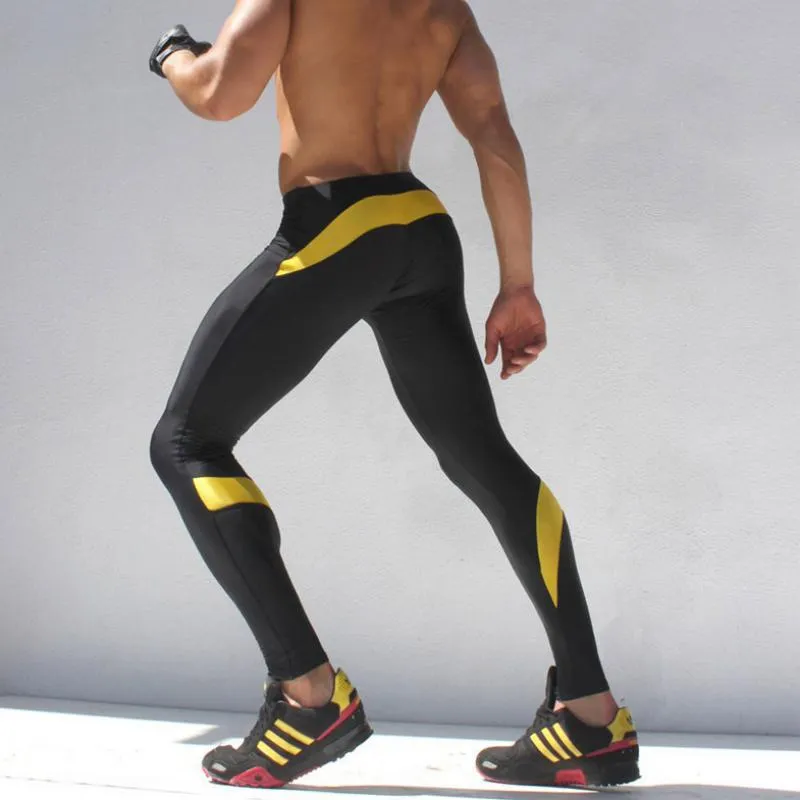 Men's Compression Tight Pants With Low Waist