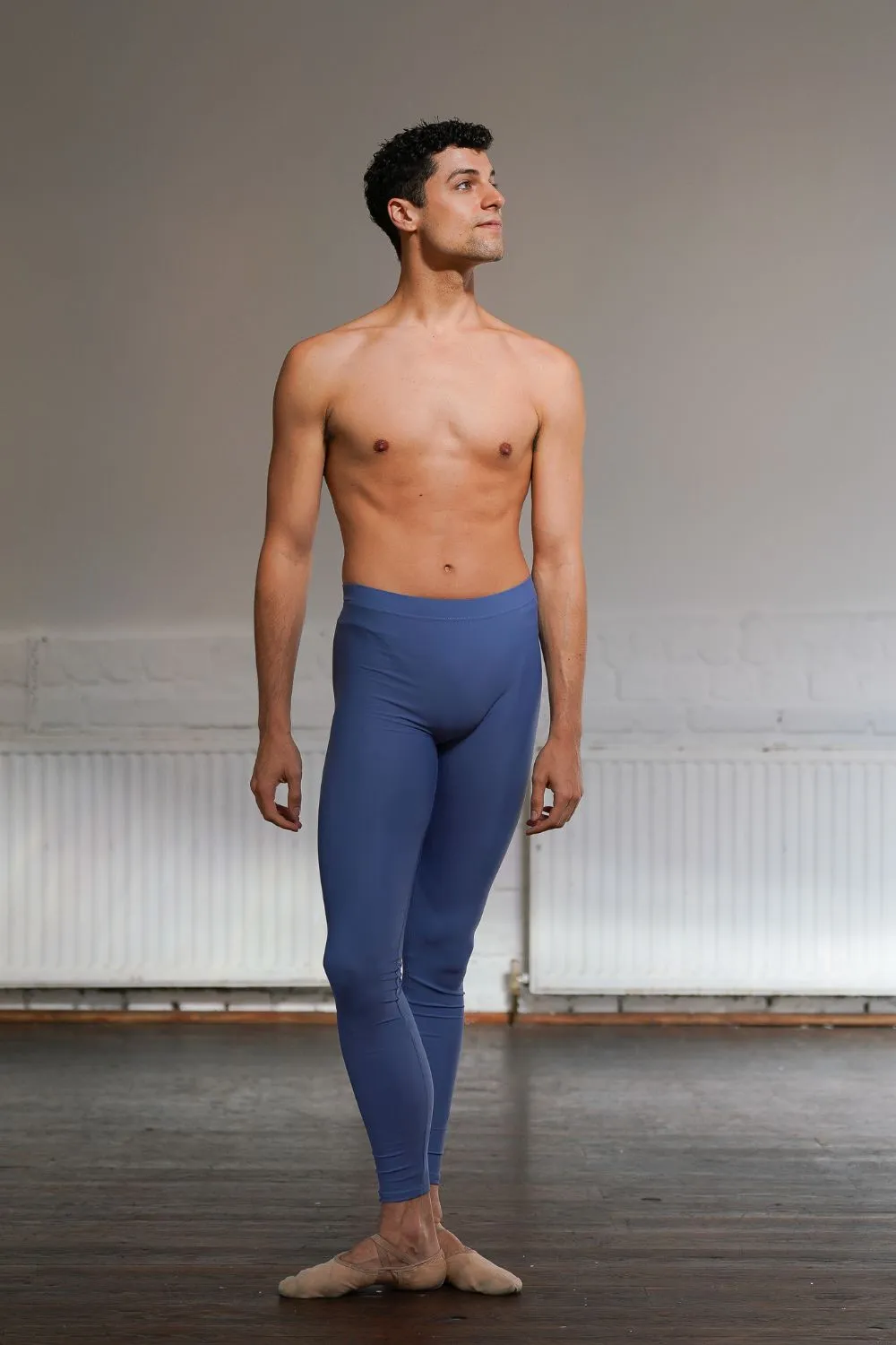 Men's Po Delta Dance Tights - Film Blue