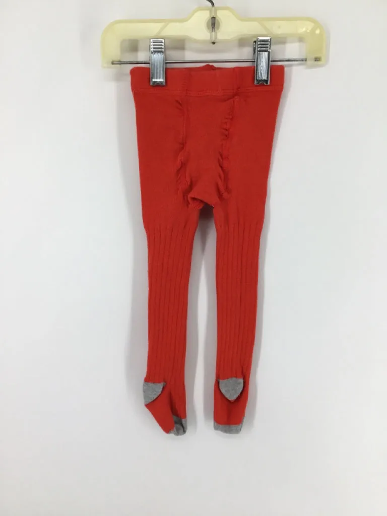 Mini Boden Child Size 12-24 Months Red Tights - girls