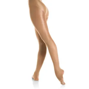 Mondor Footed Shimmer Tights- Sand